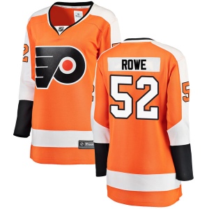 Women's Andrew Rowe Philadelphia Flyers Breakaway Home Jersey - Orange