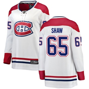 Women's Andrew Shaw Montreal Canadiens Breakaway Away Jersey - White