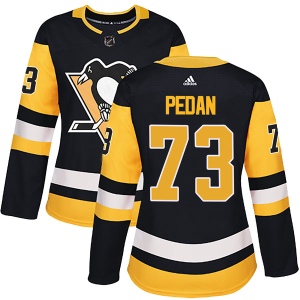 Women's Andrey Pedan Pittsburgh Penguins Authentic Home Jersey - Black