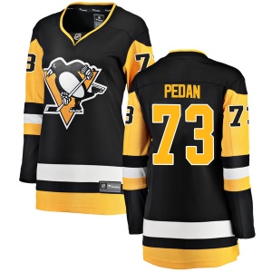 Women's Andrey Pedan Pittsburgh Penguins Breakaway Home Jersey - Black