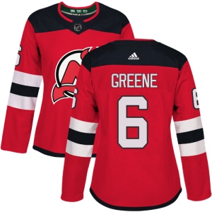 Women's Andy Greene New Jersey Devils Authentic Home Jersey - Red