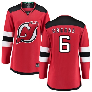 Women's Andy Greene New Jersey Devils Home Breakaway Jersey - Red