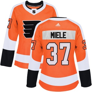 Women's Andy Miele Philadelphia Flyers Authentic Home Jersey - Orange