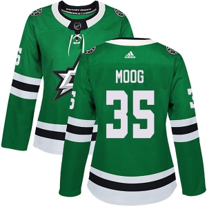 Women's Andy Moog Dallas Stars Authentic Home Jersey - Green