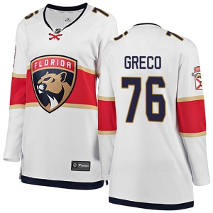 Women's Anthony Greco Florida Panthers Breakaway Away Jersey - White