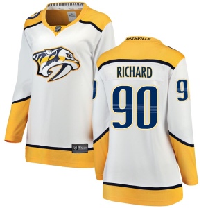 Women's Anthony Richard Nashville Predators Breakaway Away Jersey - White