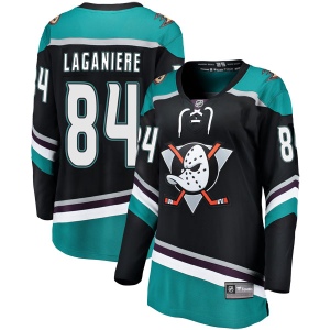 Women's Antoine Laganiere Anaheim Ducks Breakaway Alternate Jersey - Black