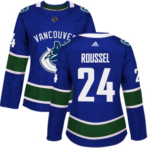 Women's Antoine Roussel Vancouver Canucks Authentic Home Jersey - Blue