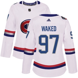 Women's Antoine Waked Montreal Canadiens Authentic 2017 100 Classic Jersey - White