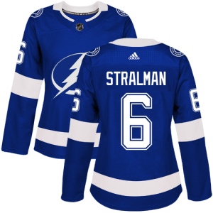 Women's Anton Stralman Tampa Bay Lightning Authentic Home Jersey - Royal Blue