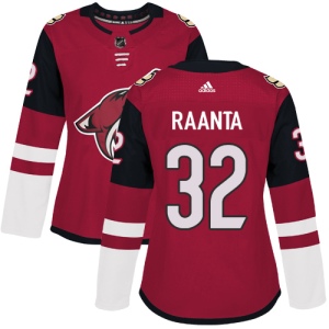 Women's Antti Raanta Arizona Coyotes Authentic Burgundy Home Jersey - Red