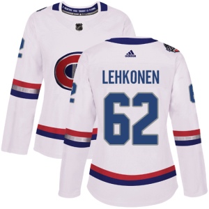 Women's Artturi Lehkonen Montreal Canadiens Authentic 2017 100 Classic Jersey - White