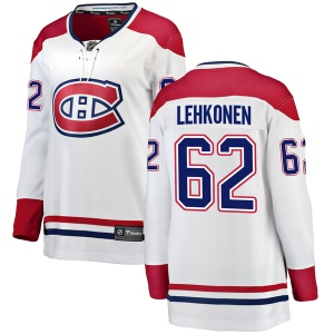 Women's Artturi Lehkonen Montreal Canadiens Breakaway Away Jersey - White