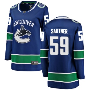 Women's Ashton Sautner Vancouver Canucks Breakaway Home Jersey - Blue