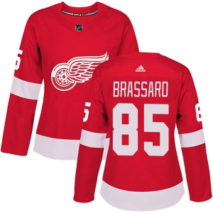 Women's Austen Brassard Detroit Red Wings Authentic Home Jersey - Red