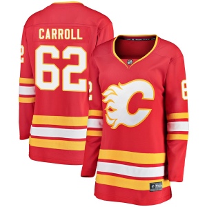 Women's Austin Carroll Calgary Flames Breakaway Alternate Jersey - Red