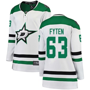 Women's Austin Fyten Dallas Stars Breakaway Away Jersey - White