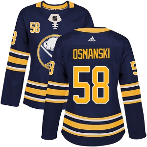 Women's Austin Osmanski Buffalo Sabres Authentic Home Jersey - Navy