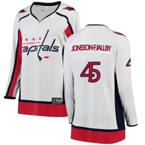 Women's Axel Jonsson-Fjallby Washington Capitals Breakaway Away Jersey - White