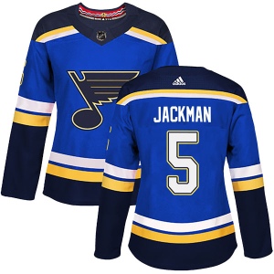 Women's Barret Jackman St. Louis Blues Authentic Home Jersey - Blue