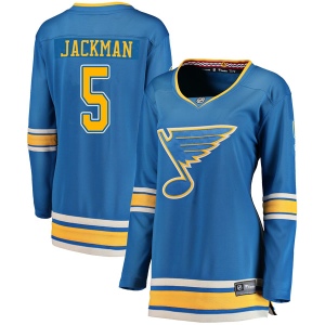 Women's Barret Jackman St. Louis Blues Breakaway Alternate Jersey - Blue