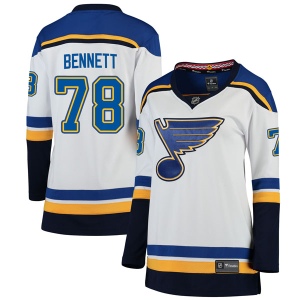 Women's Beau Bennett St. Louis Blues Breakaway Away Jersey - White