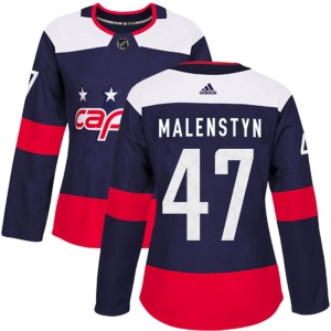 Women's Beck Malenstyn Washington Capitals Authentic 2018 Stadium Series Jersey - Navy Blue