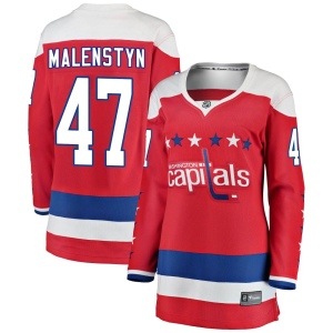 Women's Beck Malenstyn Washington Capitals Breakaway Alternate Jersey - Red