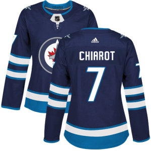 Women's Ben Chiarot Winnipeg Jets Authentic Home Jersey - Navy Blue