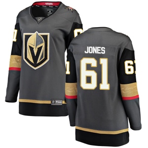 Women's Ben Jones Vegas Golden Knights Breakaway Black Home Jersey - Gold