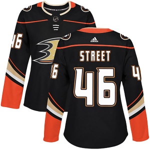 Women's Ben Street Anaheim Ducks Authentic Home Jersey - Black