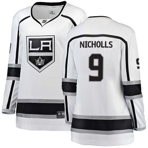 Women's Bernie Nicholls Los Angeles Kings Breakaway Away Jersey - White