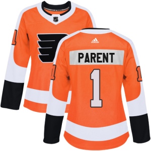 Women's Bernie Parent Philadelphia Flyers Authentic Home Jersey - Orange