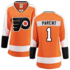 Women's Bernie Parent Philadelphia Flyers Home Breakaway Jersey - Orange