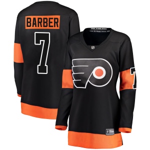 Women's Bill Barber Philadelphia Flyers Breakaway Alternate Jersey - Black