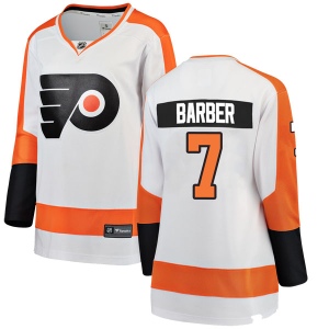 Women's Bill Barber Philadelphia Flyers Breakaway Away Jersey - White