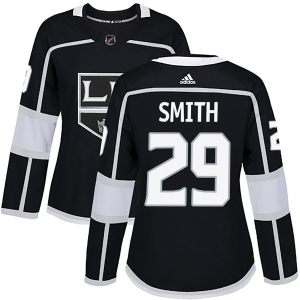 Women's Billy Smith Los Angeles Kings Authentic Home Jersey - Black