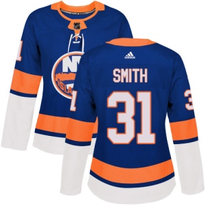 Women's Billy Smith New York Islanders Authentic Home Jersey - Royal Blue