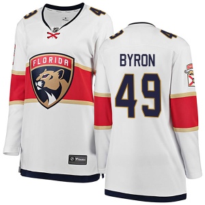 Women's Blaine Byron Florida Panthers Breakaway Away Jersey - White