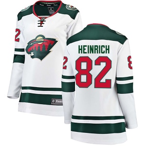 Women's Blake Heinrich Minnesota Wild Breakaway Away Jersey - White