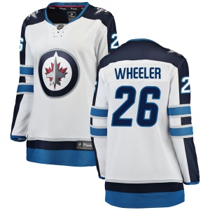 Women's Blake Wheeler Winnipeg Jets Breakaway Away Jersey - White