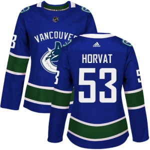 Women's Bo Horvat Vancouver Canucks Authentic Home Jersey - Blue