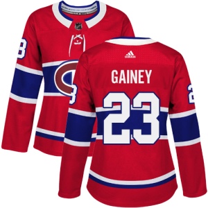 Women's Bob Gainey Montreal Canadiens Authentic Home Jersey - Red