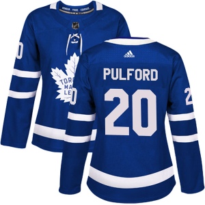 Women's Bob Pulford Toronto Maple Leafs Authentic Home Jersey - Blue