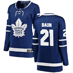 Women's Bobby Baun Toronto Maple Leafs Breakaway Home Jersey - Blue