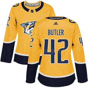 Women's Bobby Butler Nashville Predators Authentic Home Jersey - Gold