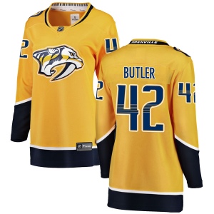 Women's Bobby Butler Nashville Predators Breakaway Home Jersey - Yellow