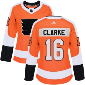 Women's Bobby Clarke Philadelphia Flyers Authentic Home Jersey - Orange