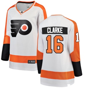 Women's Bobby Clarke Philadelphia Flyers Breakaway Away Jersey - White