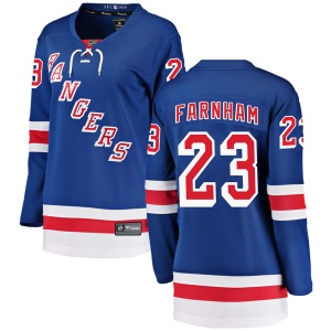 Women's Bobby Farnham New York Rangers Breakaway Home Jersey - Blue